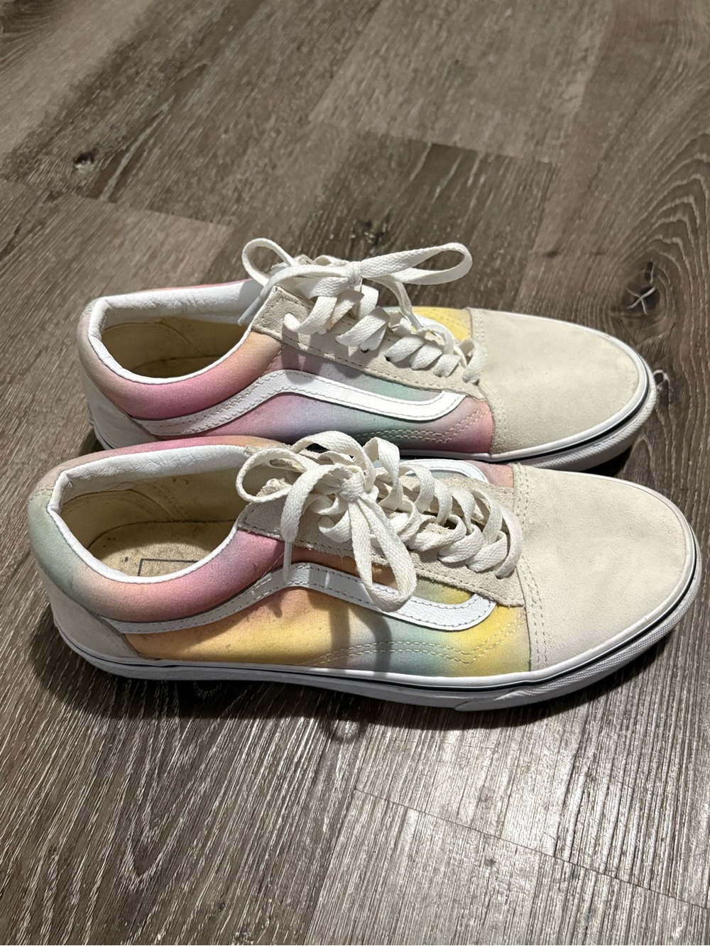 Vans Pastel Rainbow Lace Up